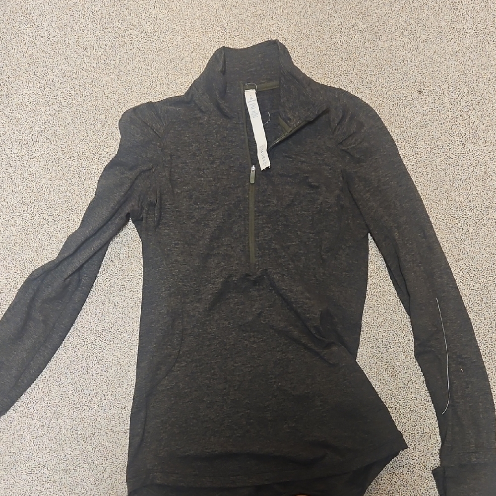 lululemon athletica Dark Charcoal Quarter-Zip Pullover